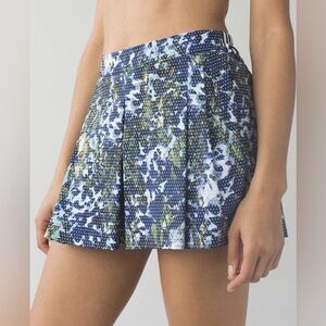 Lululemon City Skort - Floral Sport White Multi/Bold Stripe Print